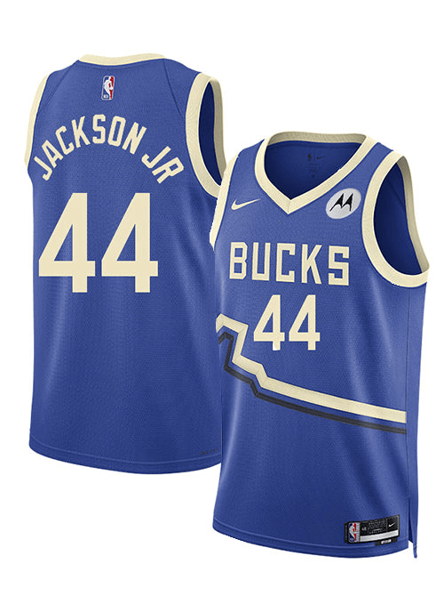 Andre Jackson Jr. Milwaukee Bucks 2024-25 City Edition Swingman Jersey