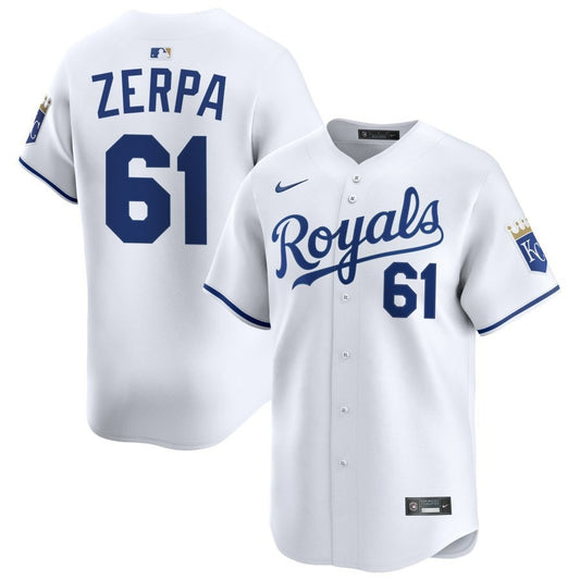 Angel Zerpa Kansas City Royals 2025 Home Limited Jersey - White