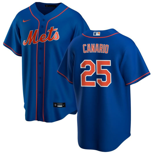 Alexander Canario New York Mets 2025 Alternate Replica Jersey - Royal