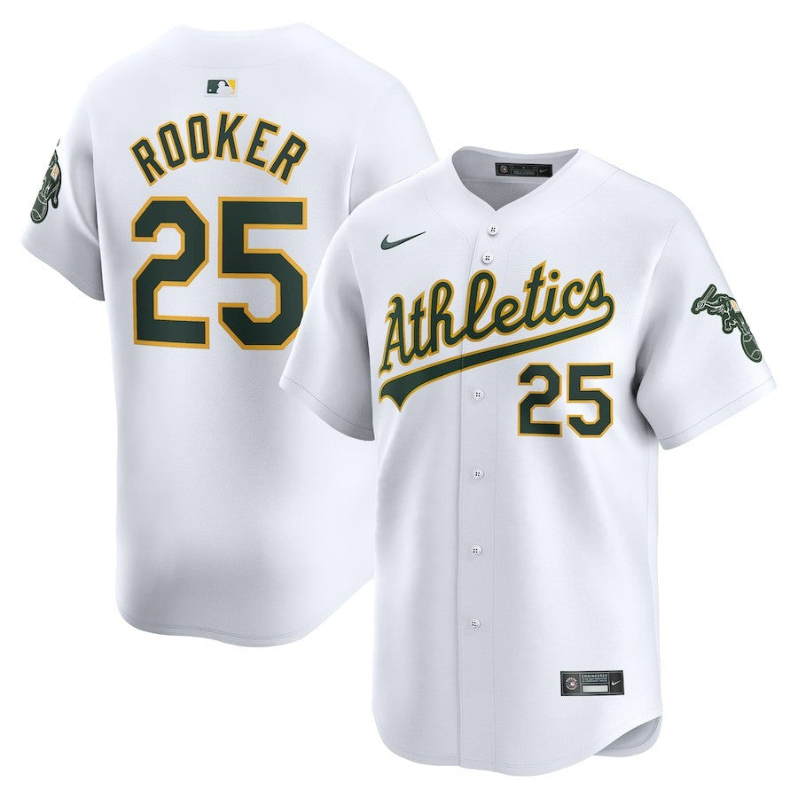 Brent Rooker Oakland Athletics 2025 Home Limited Player Jersey - White