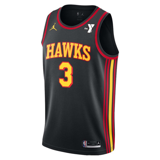 Caris LeVert Atlanta Hawks 2025 Statement Edition Swingman Jersey - Black