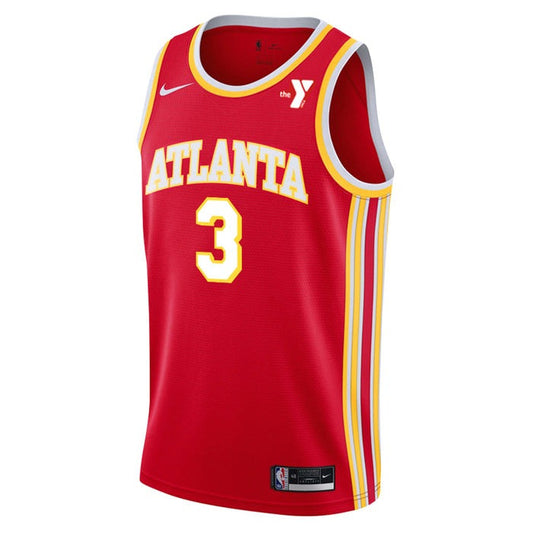 Caris LeVert Atlanta Hawks 2025 Icon Edition Swingman Jersey - Red