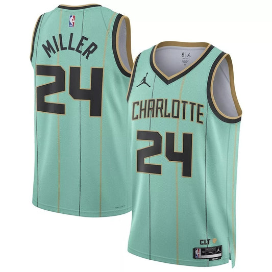 Brandon Miller Charlotte Hornets 2025 Swingman Jersey City - Mint