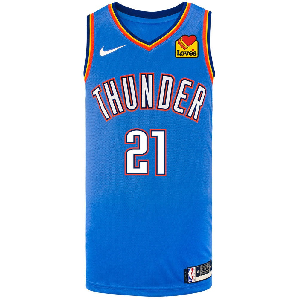 Aaron Wiggins Oklahoma City Thunder 2025 Icon Swingman Jersey - Blue