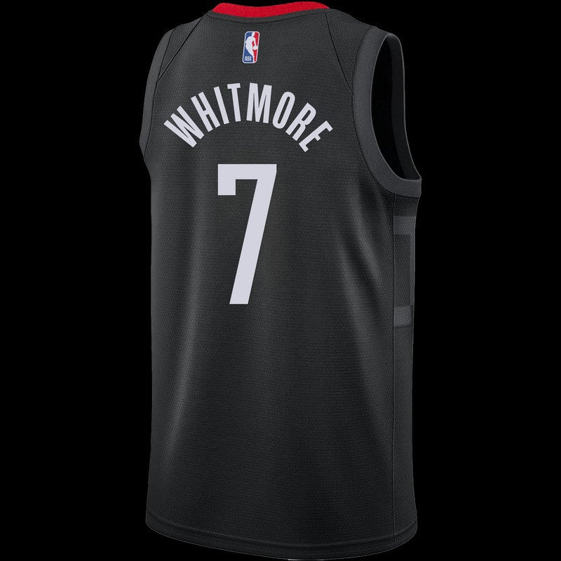 Cam Whitmore Houston Rockets 2025 Statement Edition Swingman Jersey - Black