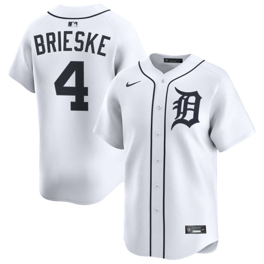 Beau Brieske Detroit Tigers 2025 Home Limited Jersey - White