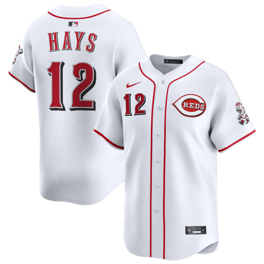 Austin Hays Cincinnati Reds 2025 Home Limited Jersey - White