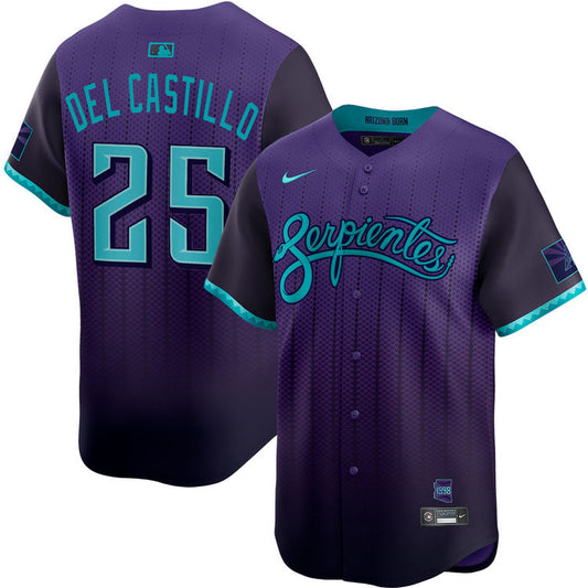 Adrian Del Arizona Diamondbacks 2025 City Connect Limited Jersey - Purple