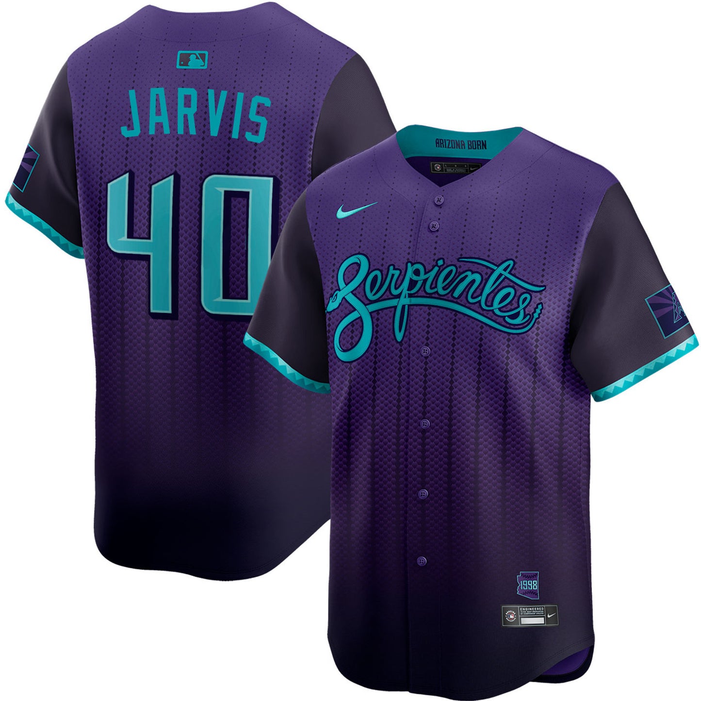 Bryce Jarvis Arizona Diamondbacks 2025 City Connect Limited Jersey - Purple