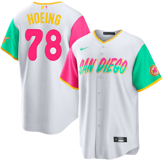 Bryan Hoeing San Diego Padres 2025 City Connect Limited Jersey - White