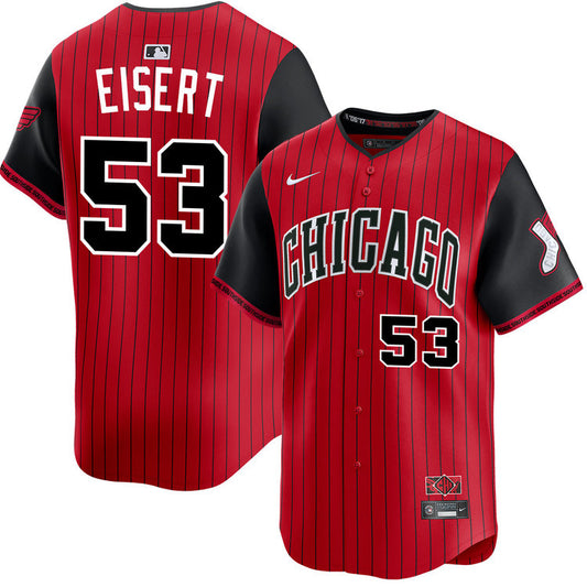 Brandon Eisert Chicago White Sox 2025 City Connect Limited Jersey - Red/Black