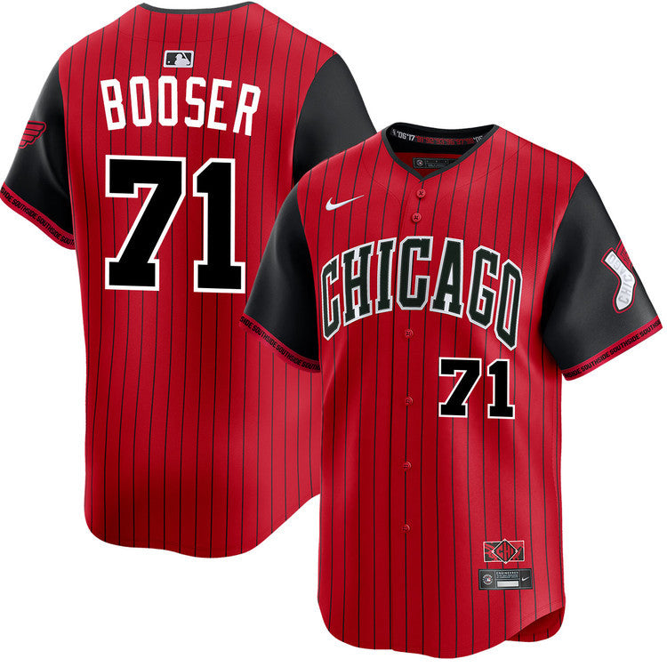 Cam Booser Chicago White Sox 2025 City Connect Limited Jersey - Red/Black