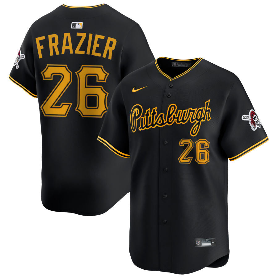 Adam Frazier Pittsburgh Pirates 2025 Alternate Limited Jersey - Black