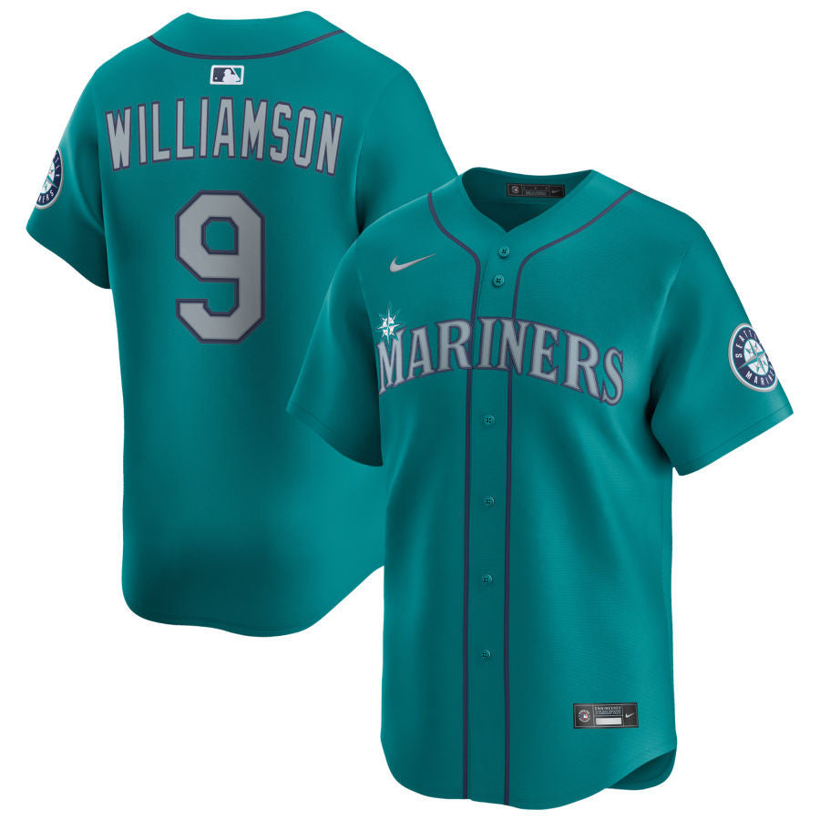 Ben Williamson Seattle Mariners 2025 Alternate Limited Jersey - Aqua