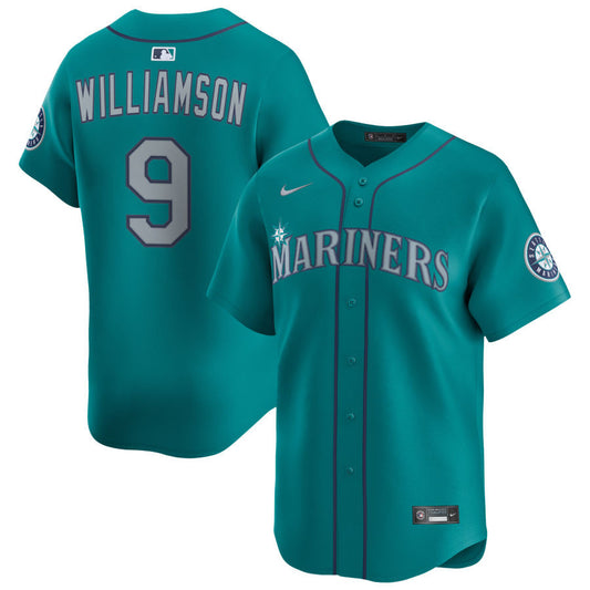 Ben Williamson Seattle Mariners 2025 Alternate Limited Jersey - Aqua