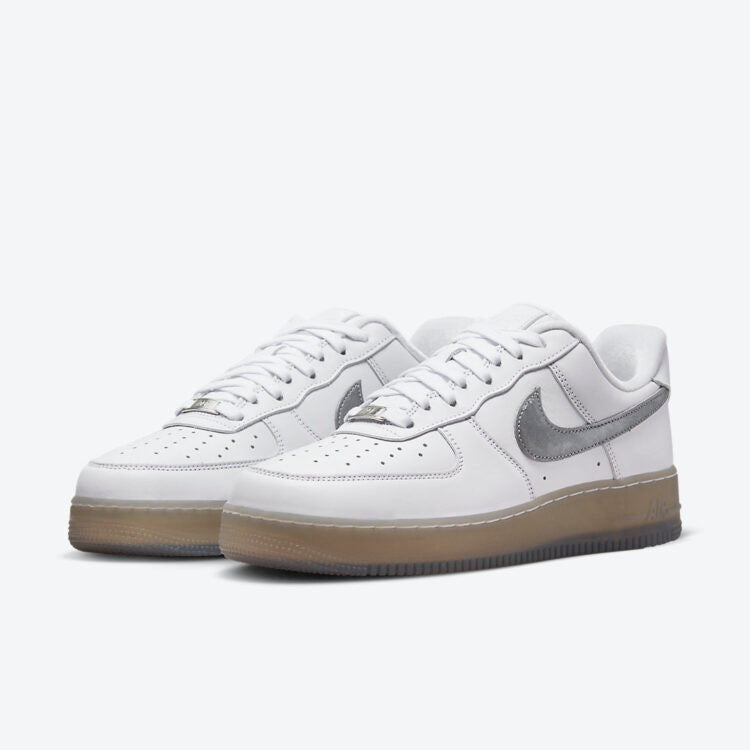 Men's Nike Air Force 1 Low 'White & Metallic' Shoes