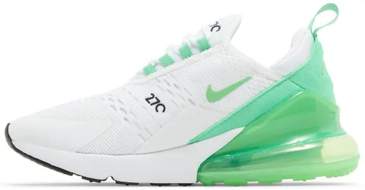 Men's Nike Air Force 270 'White Green Shock' Shoes