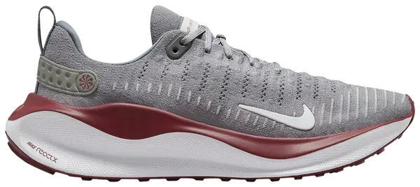 Men's Nike Infinity Run Cool Grey Team Maroon Shoes