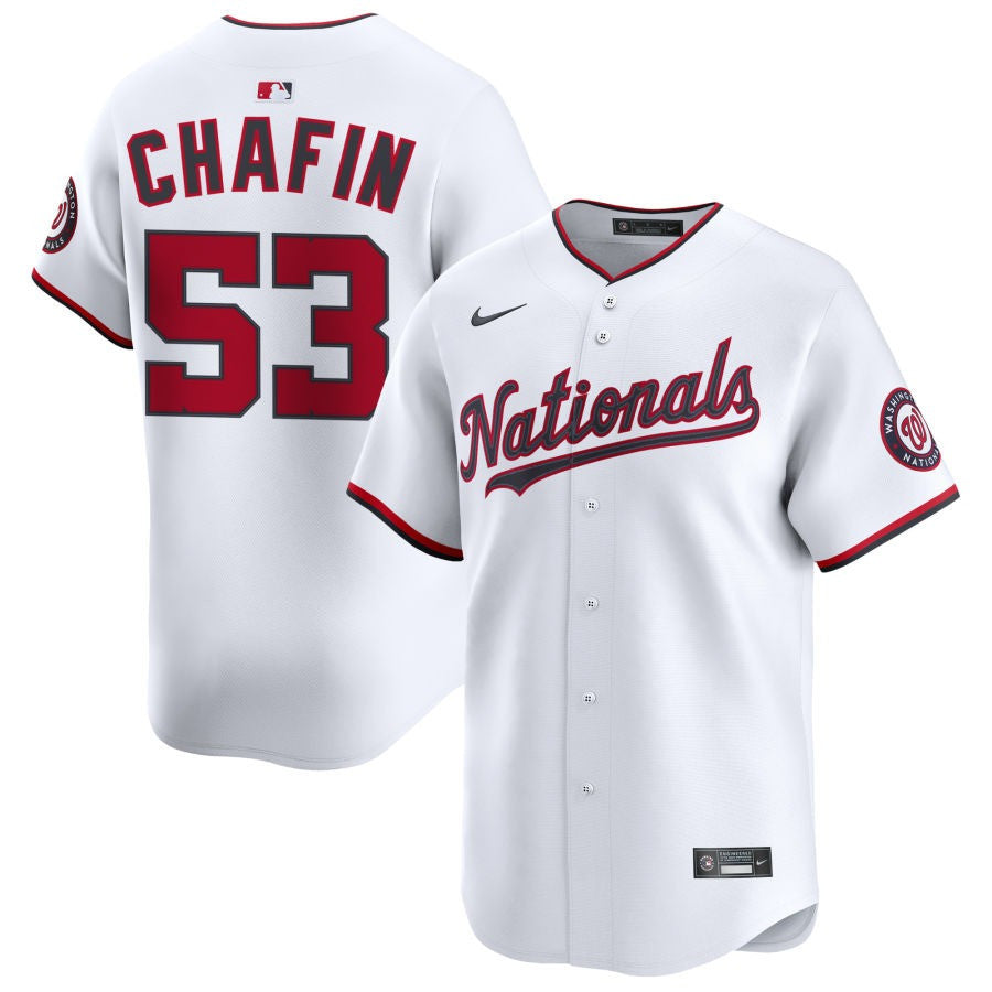 Andrew Chafin Washington Nationals 2025 Home Limited Jersey - White