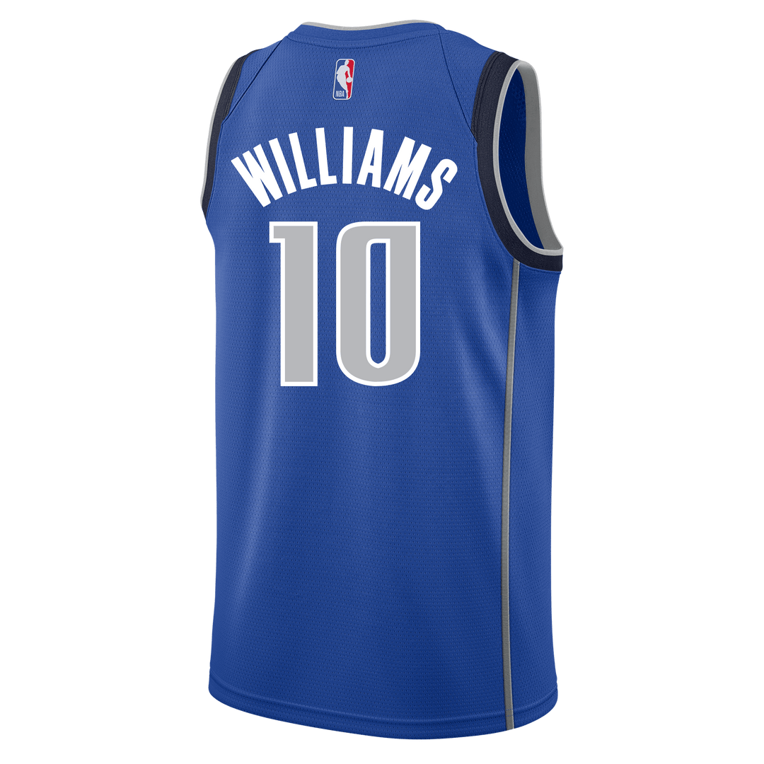 Brandon Williams Dallas Mavericks 2025 Icon Edition Swingman Jersey - Blue