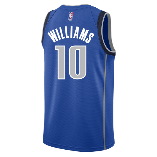 Brandon Williams Dallas Mavericks 2025 Icon Edition Swingman Jersey - Blue