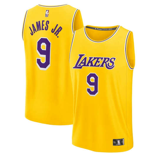Bronny James Jr Los Angeles Lakers 2025 Icon Edition Player Jersey - Gold