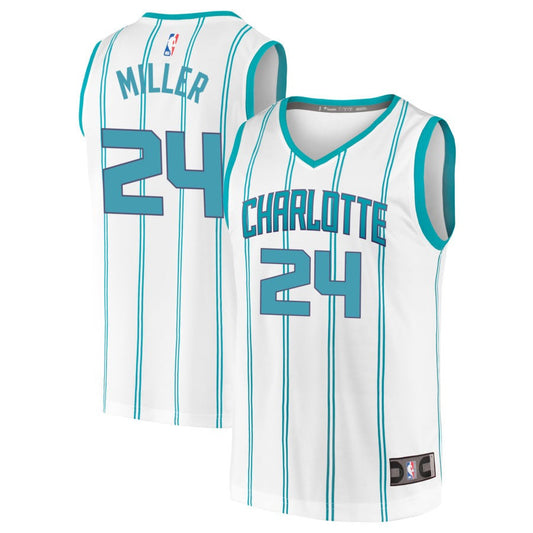 Brandon Miller Charlotte Hornets 2025 Association Edition Fast Break Jersey - White