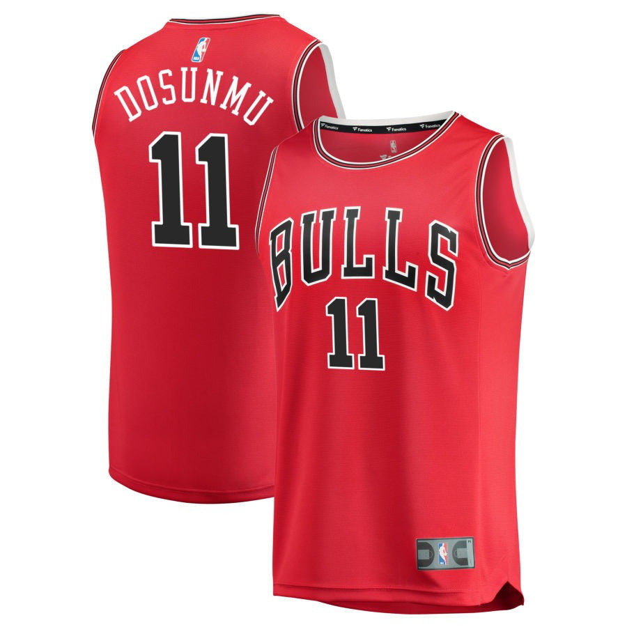 Ayo Dosunmu Chicago Bulls 2025 Icon Edition Fast Break Jersey - Red
