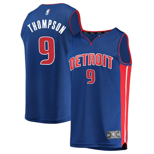 Ausar Thompson Detroit Pistons 2025 Icon Edition Fast Break Jersey - Blue