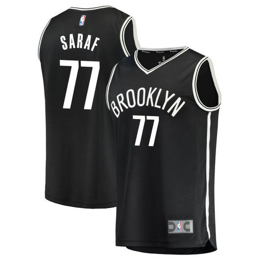 Ben Saraf Brooklyn Nets 2025 Icon Edition Fast Break Jersey - Black