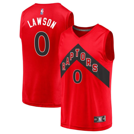 A.J. Lawson Toronto Raptors 2025 Icon Edition Fast Break Jersey - Red