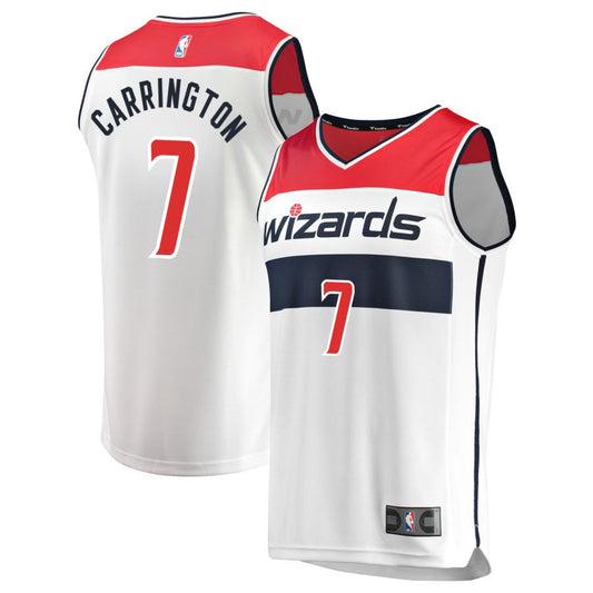 Bub Carrington Washington Wizards 2025 Association Edition Fast Break Jersey - White