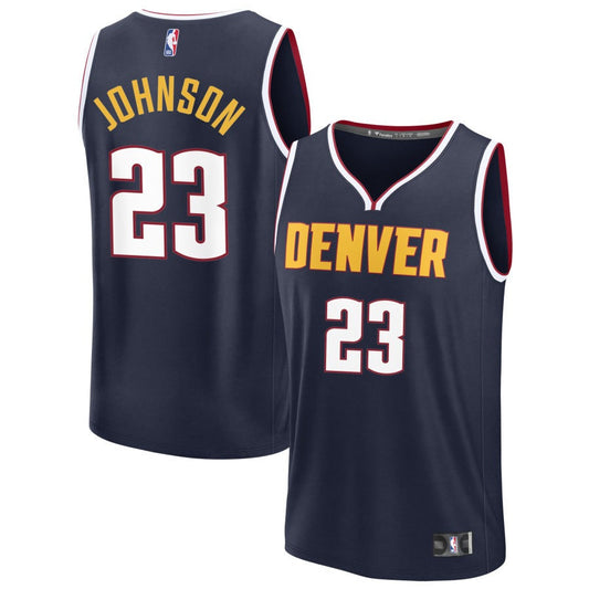 Cameron Johnson Denver Nuggets 2025 Icon Edition Fast Break Jersey - Navy