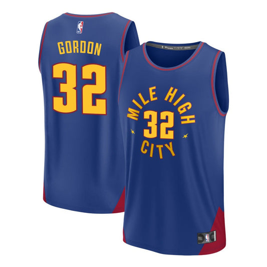 Aaron Gordon Denver Nuggets 2025 Statement Edition Fast Break Jersey - Blue