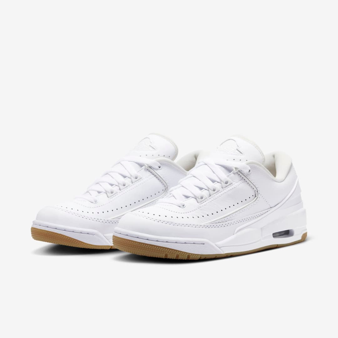 Men's Air Jordan 2/ 3 White Gum Shoes