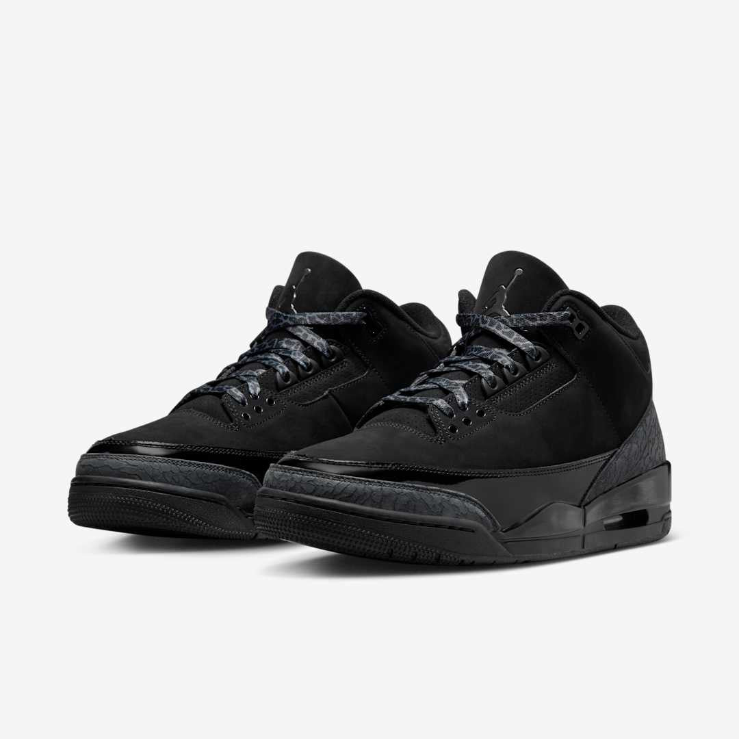 Men's Air Jordan 3 Black Cat Shoes
