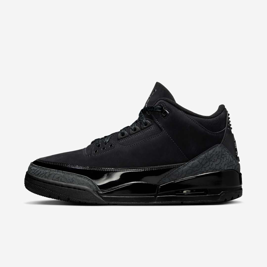 Men's Air Jordan 3 Black Cat Shoes