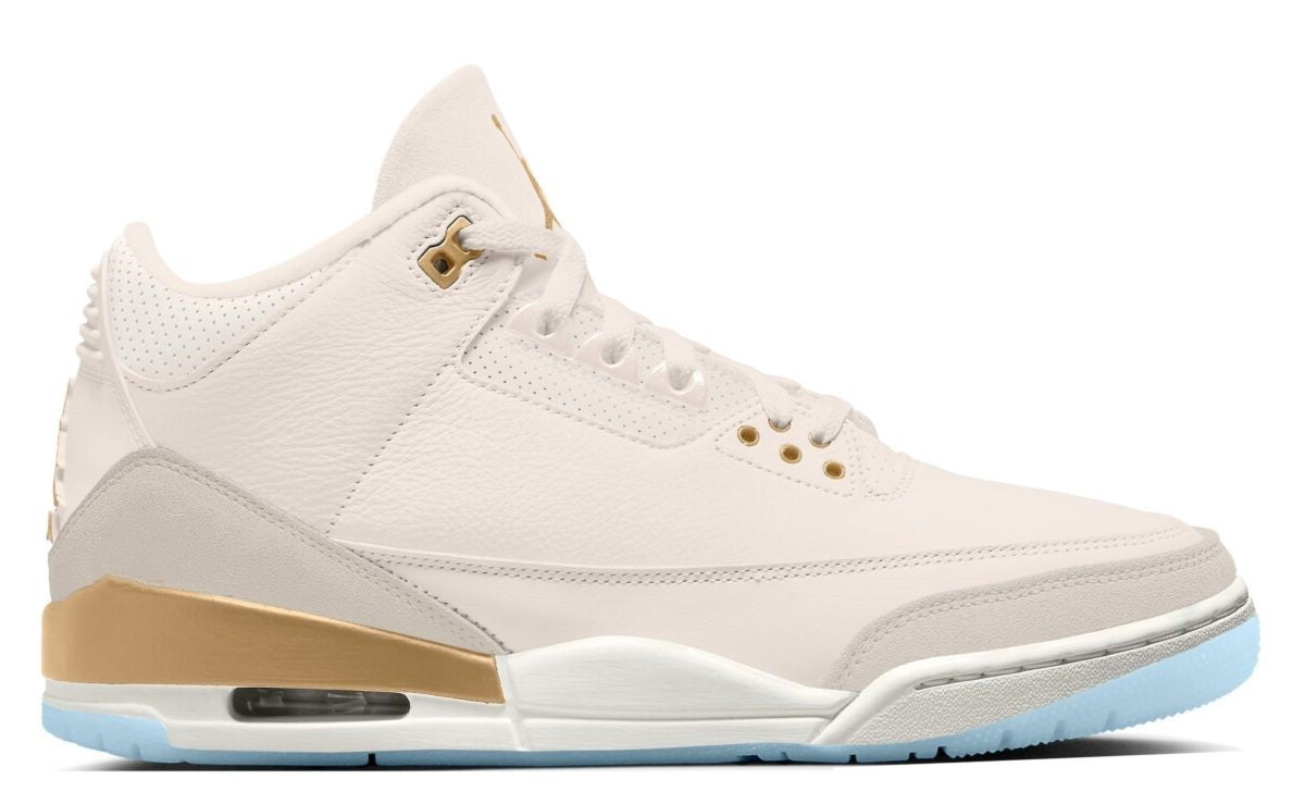 Men's Air Jordan 3 Champagne & Oysters Shoes