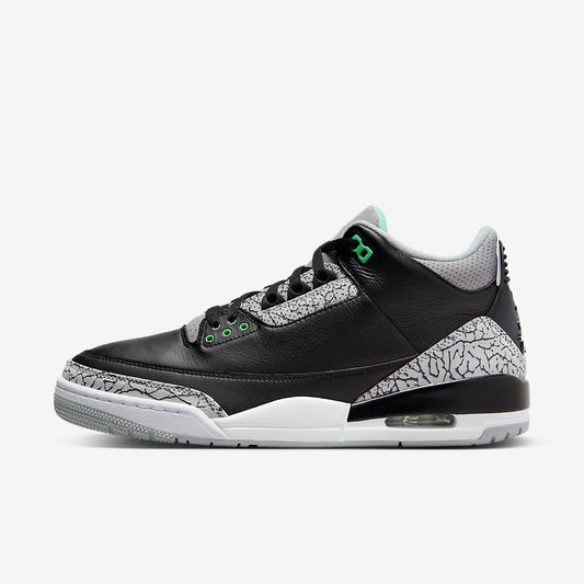 Men's Air Jordan 3 Green Glow Shoes
