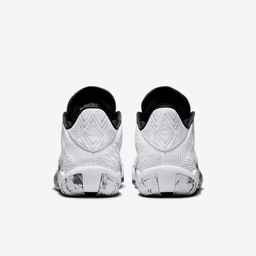 Men's Nike Air Jordan 38 White Metallic Gold Shoes