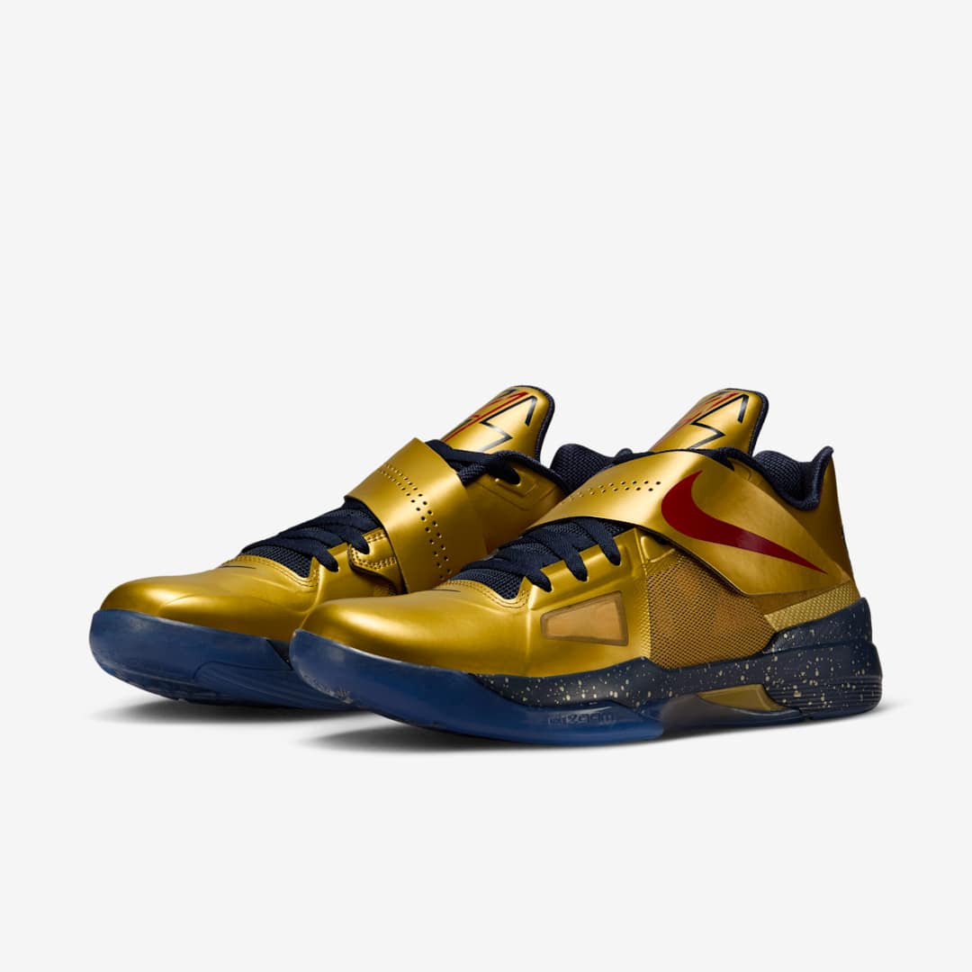 Men's Nike KD 4 Gold Medal Shoes