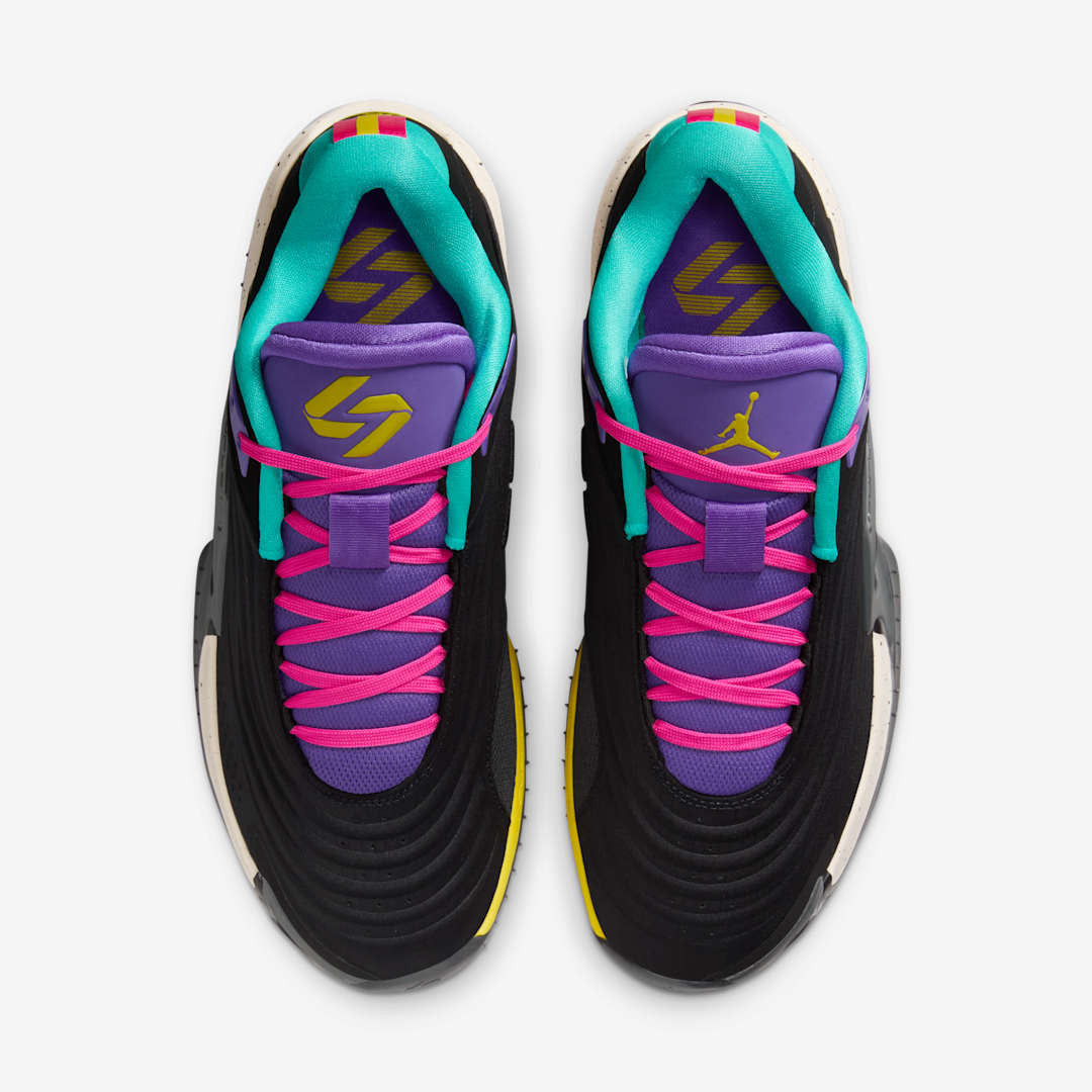 Men's Air Jordan Luka 3 Black Hyper Jade Shoes