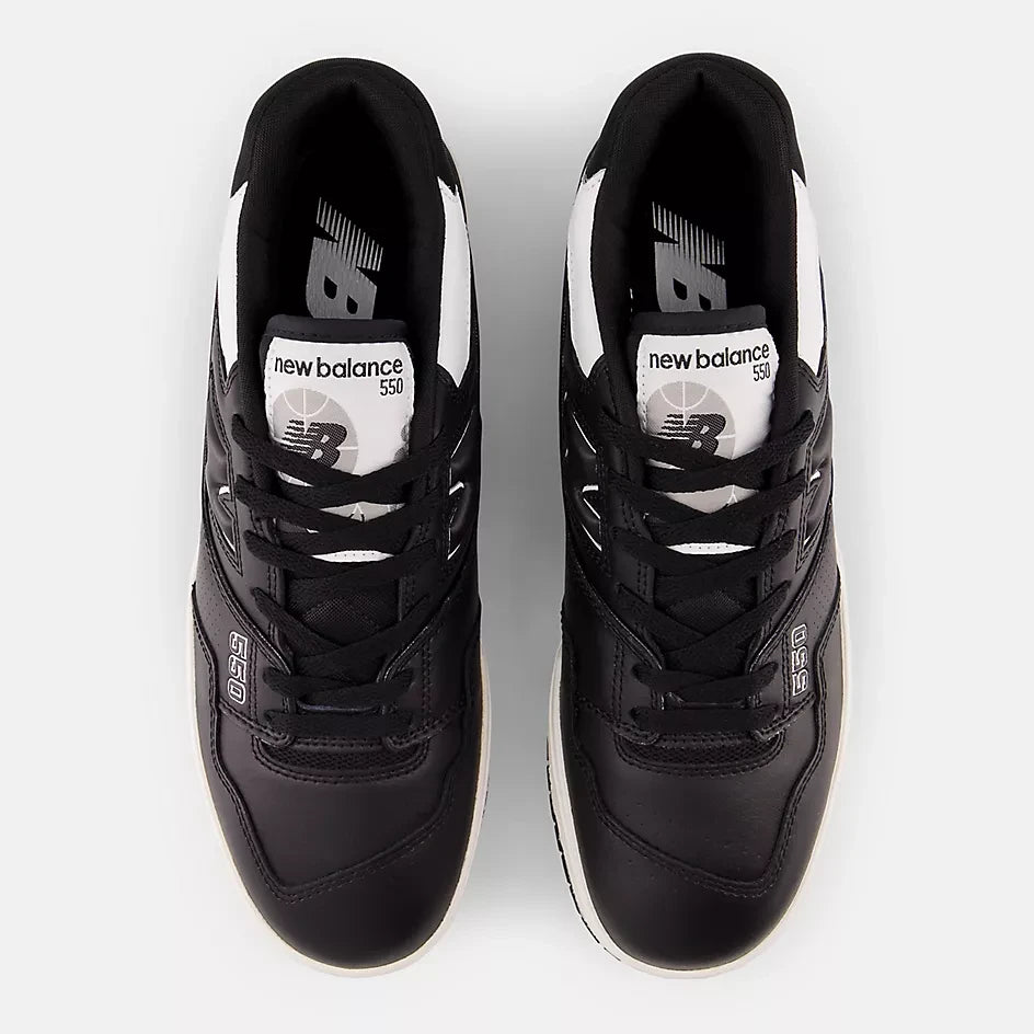 Men's New Balance 550 Black White Shoes