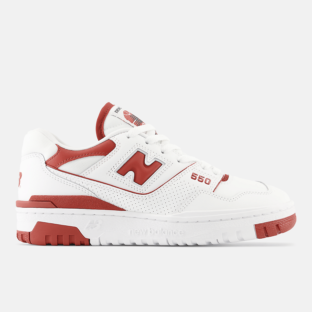 Men's New Balance 550 Brick Red Shoes