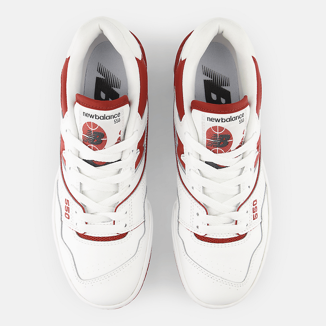Men's New Balance 550 Brick Red Shoes