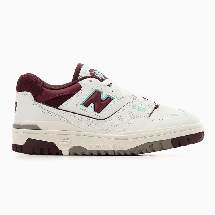 Men's New Balance 550 Burgundy Shoes