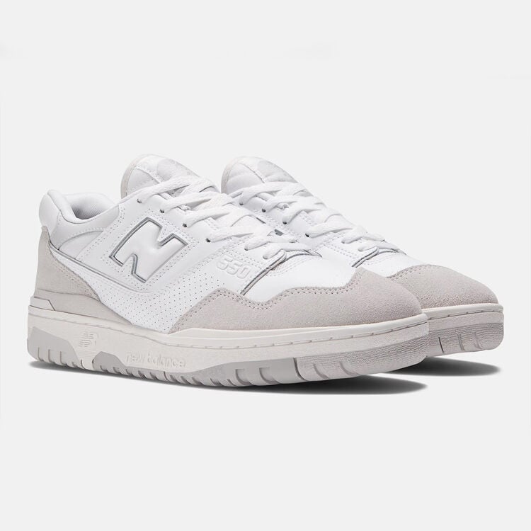 Men's New Balance 550 Pure Platinum Shoes