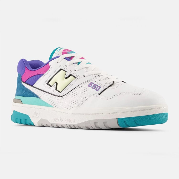 Men's New Balance 550 Teal Pink Shoes