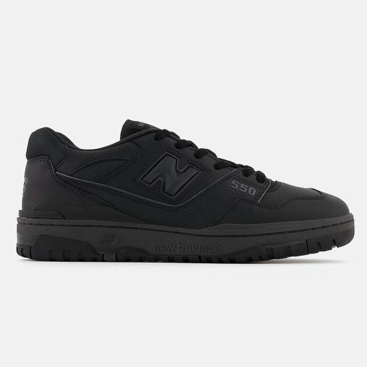 Men's New Balance 550 Triple Black Shoes