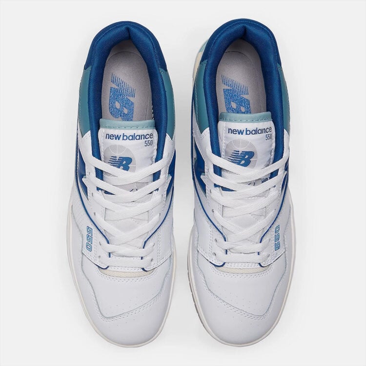 Men's New Balance 550 White Blue Shoes